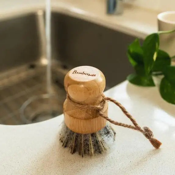 Bamboo Pot Scrubber - Good Vibes All Purpose Cleaner